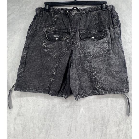 Free People Moon Bay Parachute Shorts Size Large Black - Picture 5 of 8
